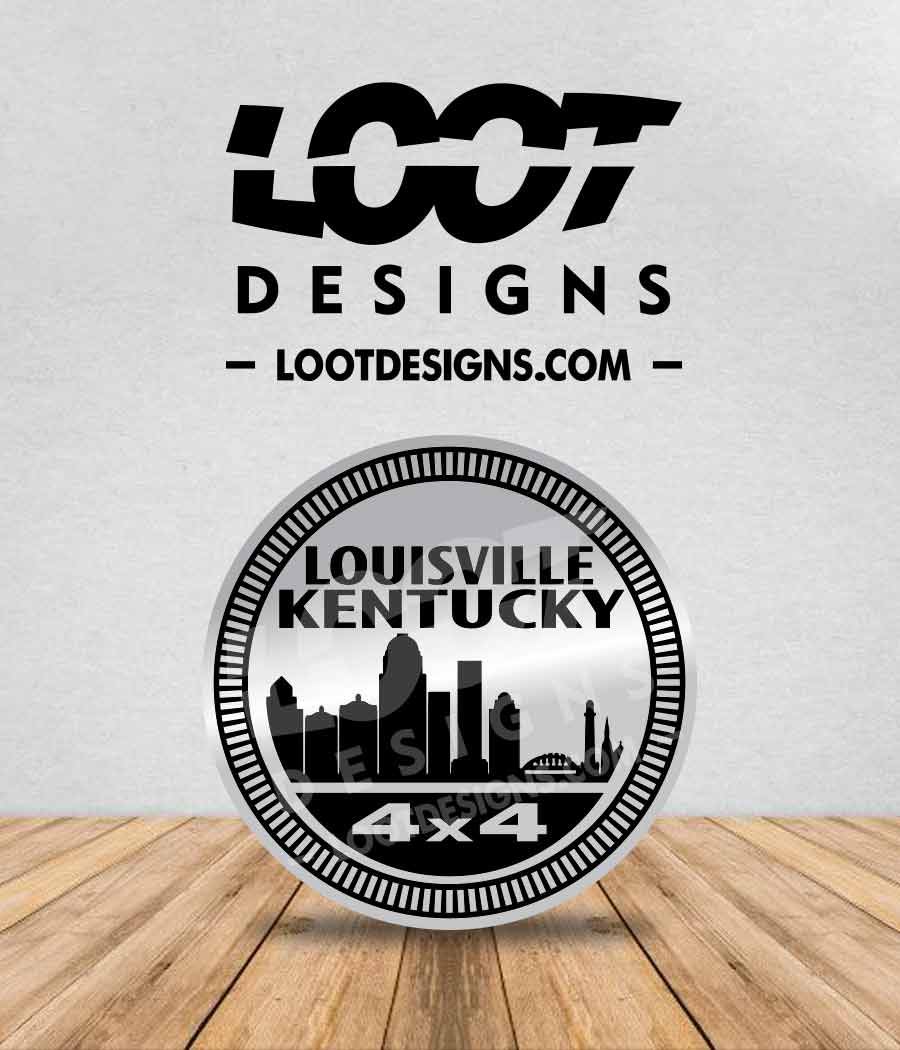LOUISVILLE KENTUCKY Badge for Offroad Vehicle