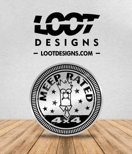 YOUR VEHICLE'S NAME RATED Badge for Offroad Vehicle – Loot Designs