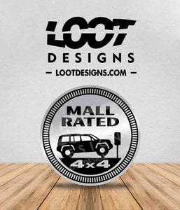 MALL RATED Badge for Offroad Vehicle