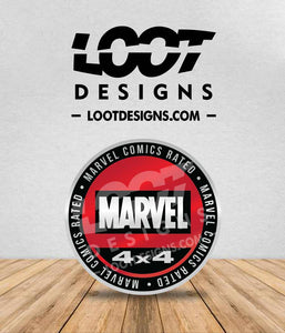 MARVEL COMICS RATED Badge for Offroad Vehicle