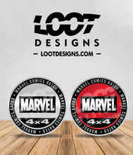 Load image into Gallery viewer, MARVEL COMICS RATED Badge for Offroad Vehicle
