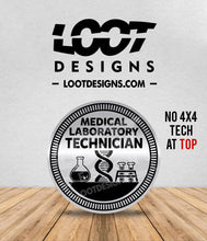 Load image into Gallery viewer, MED LAB SCIENTIST / TECH Badge for Offroad Vehicle
