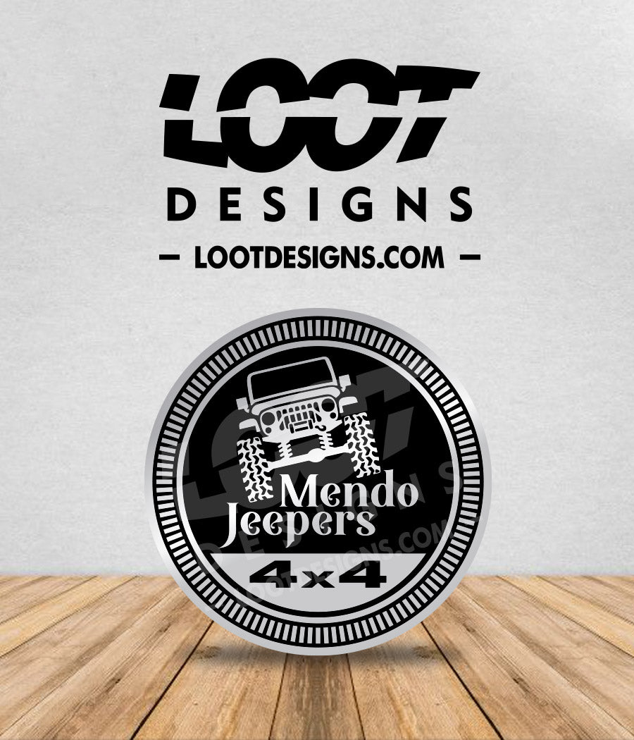 MENDO JEEPERS Badge for Offroad Vehicle