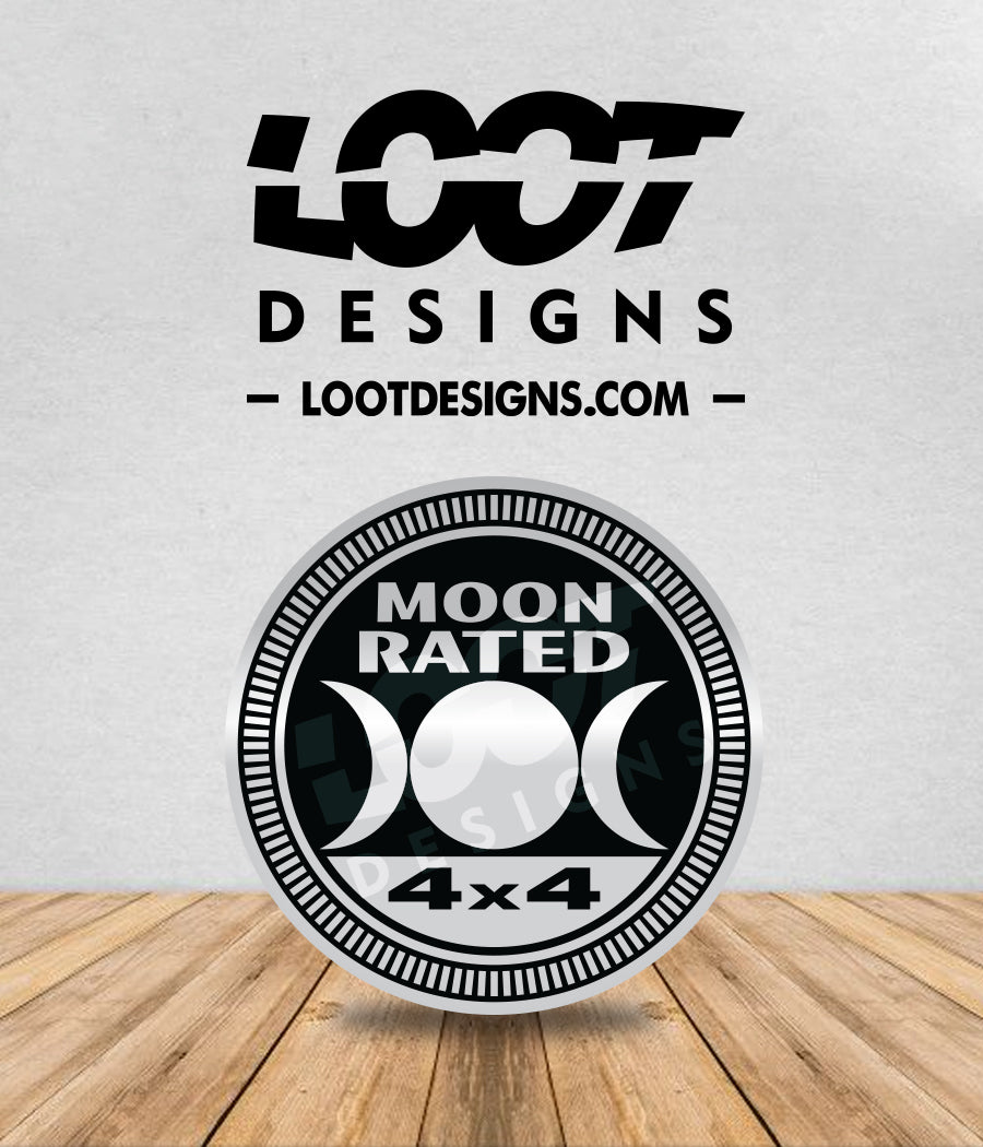 MOON RATED Badge for Offroad Vehicle