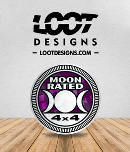 MOON RATED Badge for Offroad Vehicle