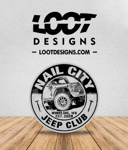 NAIL CITY Offroad Club Badge for Offroad Vehicle