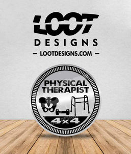 PHYSICAL THERAPIST / ASSISTANT Badge for Offroad Vehicle