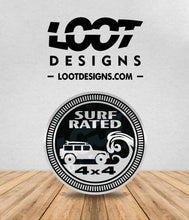 Load image into Gallery viewer, SURF RATED Badge for Offroad Vehicle
