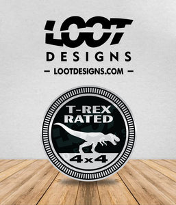 T-REX RATED Badge for Offroad Vehicle