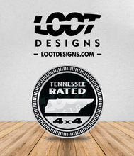 Load image into Gallery viewer, TENNESSEE RATED Badge for Offroad Vehicle
