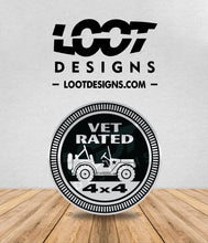 Load image into Gallery viewer, VETERAN / VET RATED Badge for Offroad Vehicle
