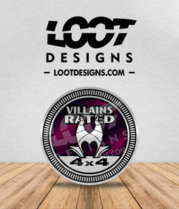VILLAINS RATED Badge for Offroad Vehicle