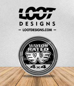 WAYLON RATED Badge for Offroad Vehicle