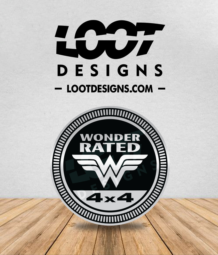 WONDER RATED Badge for Offroad Vehicle