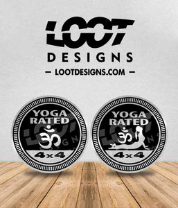 YOGA RATED Badge for Offroad Vehicle