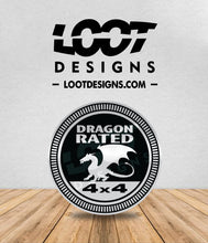 Load image into Gallery viewer, DRAGON RATED Badge for Offroad Vehicle
