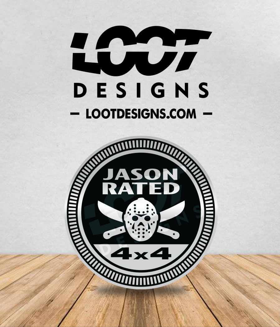 JASON RATED Badge for Offroad Vehicle