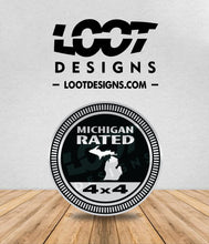 Load image into Gallery viewer, MICHIGAN RATED Badge for Offroad Vehicle
