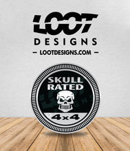 Load image into Gallery viewer, SKULL RATED Badge for Offroad Vehicle
