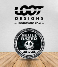 Load image into Gallery viewer, SKULL RATED Badge for Offroad Vehicle
