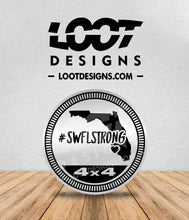 Load image into Gallery viewer, #SWFLSTRONG Badge for Offroad Vehicle
